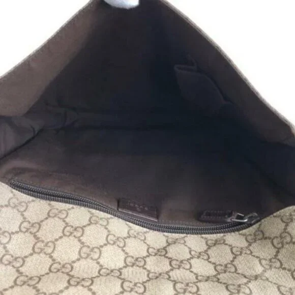 Authentic Gucci GG Sherry Supreme Web Messenger Bag Monogram Flap Ophidia - Picture 11 of 11